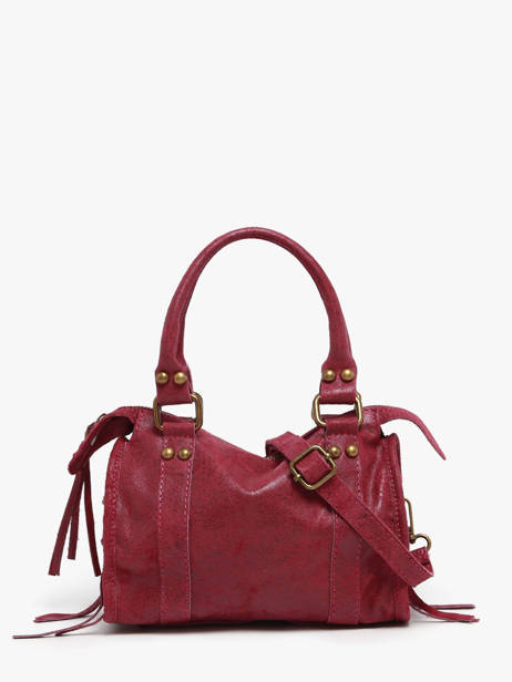 Sac Porté Main Spazzolato Cuir Milano Rouge spazzolato SP24093 vue secondaire 3