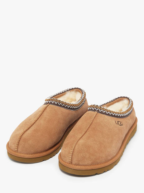 Chaussons En Cuir Ugg Beige men 1174671 vue secondaire 1