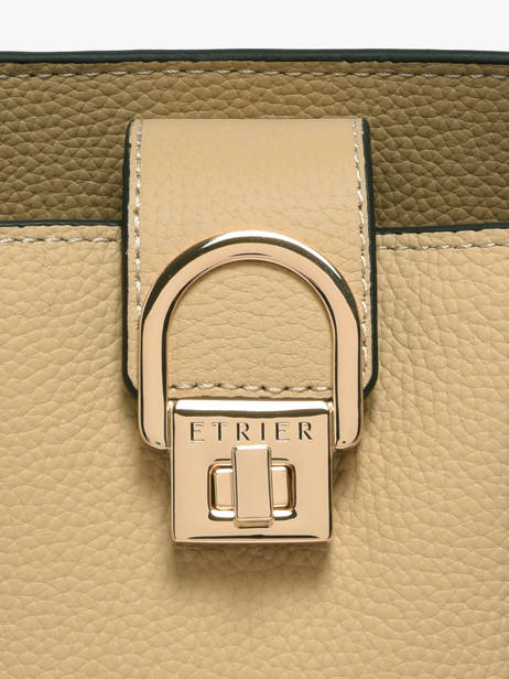Sac Porté Main S Equestre Cuir Etrier Beige equestre EEQT142S vue secondaire 5