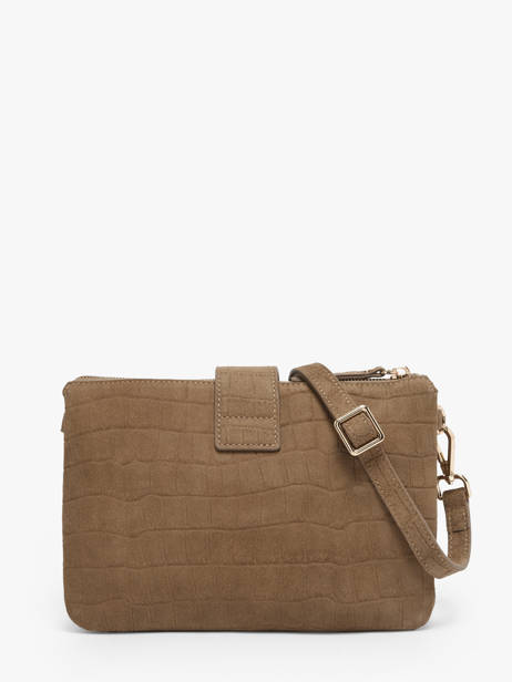 Sac Bandoulière Equestre Croco Cuir Etrier Beige equestre croco EECQ0143 vue secondaire 4