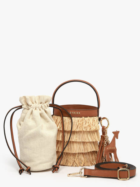 Sac Bandoulière King Etrier Marron king EKIN183X vue secondaire 4