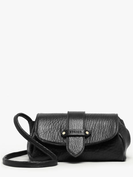 Sac Bandoulière S Agnes Cuir Etrier Noir agnes EAGC205S