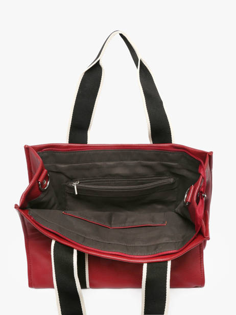 Sac Porté épaule A4 Miniprix Rouge wt new grained F6946 vue secondaire 1