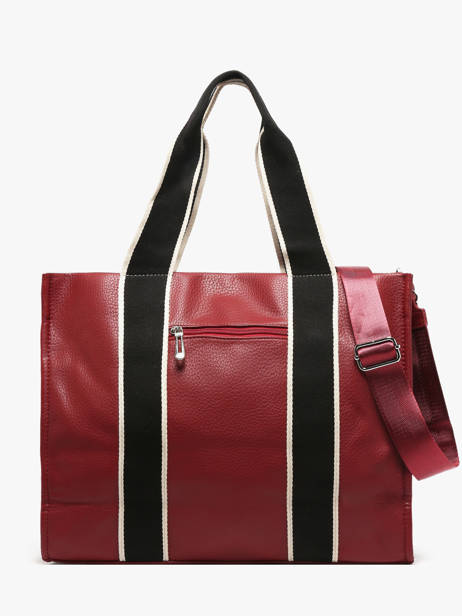 Sac Porté épaule A4 Miniprix Rouge wt new grained F6946 vue secondaire 2