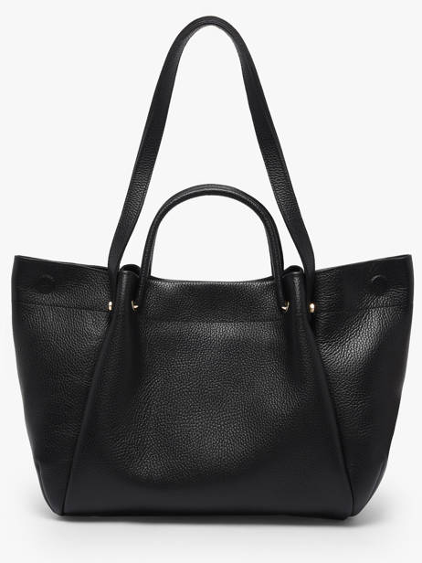 Sac Porté épaule Foulonne Double Louisa Cuir Lancaster Noir foulonne double louisa 90 vue secondaire 3