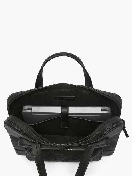 Porte Documents (main) Tommy hilfiger Noir modern tommy AM14002 vue secondaire 2
