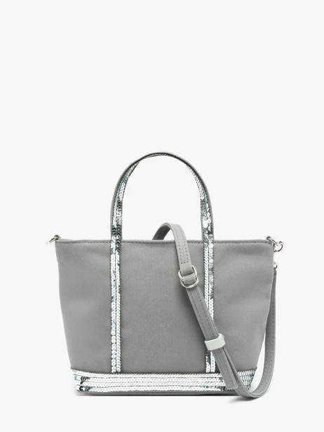 Sac Bandoulière Baby Cabas Paillettes Vanessa bruno Gris cabas 1V40410 vue secondaire 3