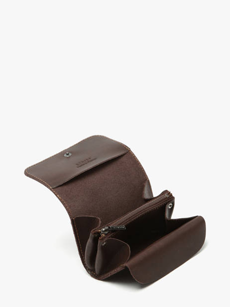 Porte-monnaie Cuir Etrier Marron oil EOIL650 vue secondaire 1