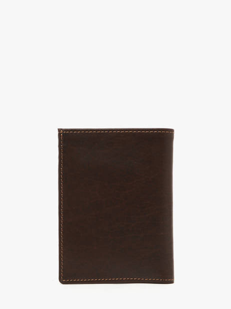 Portefeuille Porte-cartes Cuir Etrier Marron oil EOIL5016 vue secondaire 3