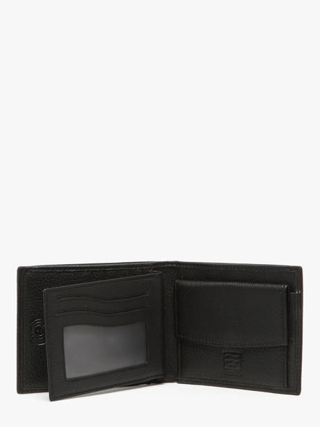 Portefeuille Cuir Crinkles Noir caviar 14023 vue secondaire 2