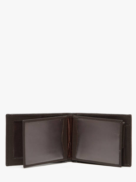 Portefeuille Cuir Crinkles Marron caviar 14082 vue secondaire 2