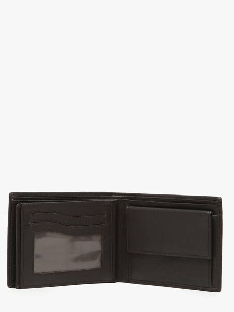 Portefeuille Cuir Crinkles Marron caviar 14086 vue secondaire 3