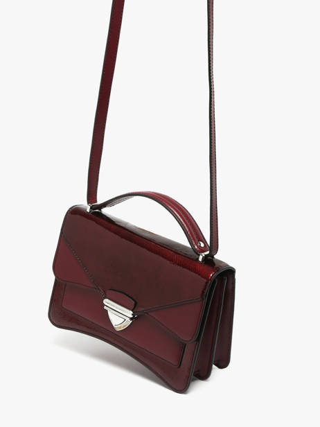 Sac Bandoulière Madame George Star Cuir Paul marius Rouge star MGEORSTA vue secondaire 2