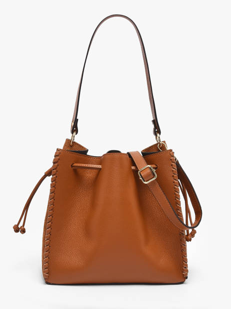 Sac Porté Main Velvet Caviar Cuir Milano Marron velvet caviar VC25113 vue secondaire 4