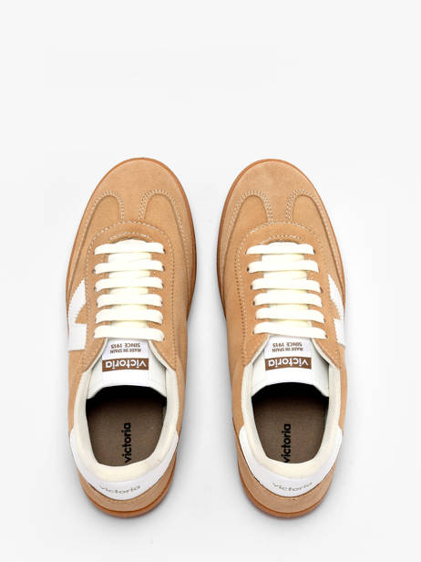 Sneakers En Cuir Victoria Beige women 1126212 vue secondaire 3