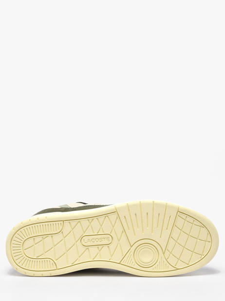 Sneakers En Cuir Lacoste Vert men 1SMA0100 vue secondaire 5