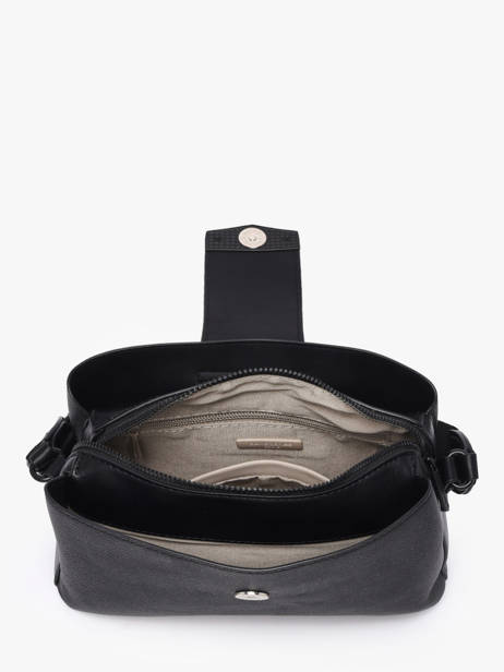 Sac Bandoulière City Polyurethane David jones Noir city CM8303 vue secondaire 3