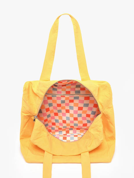 Le Sac Porté épaule A4 Célestins Coton Recyclé Rivedroite Jaune timeless CELESTIM vue secondaire 3