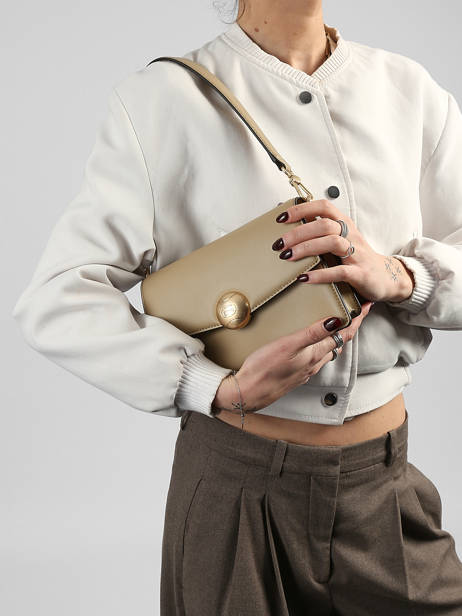 Sac Bandoulière Tennis Bliss Cuir Lacoste Beige tennis bliss NF5105IT vue secondaire 1