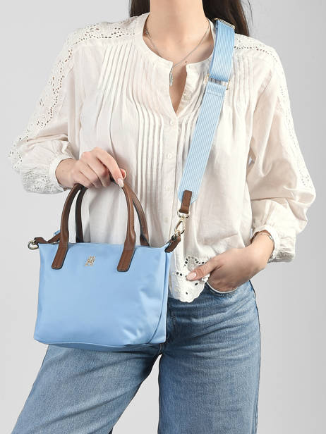 Sac Bandoulière Popette Nylon Tommy hilfiger Bleu popette AW17709 vue secondaire 1