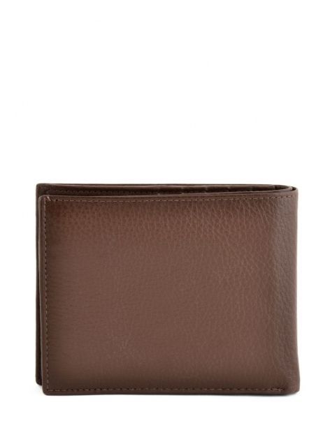 Portefeuille Cuir Crinkles Marron caviar 14023 vue secondaire 2