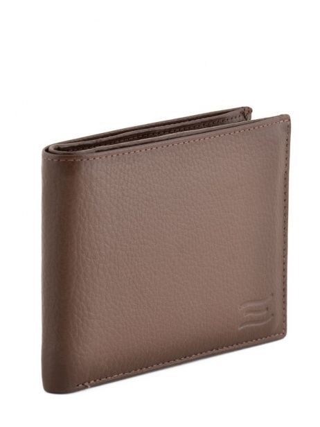 Portefeuille Cuir Crinkles Marron caviar 14023 vue secondaire 1