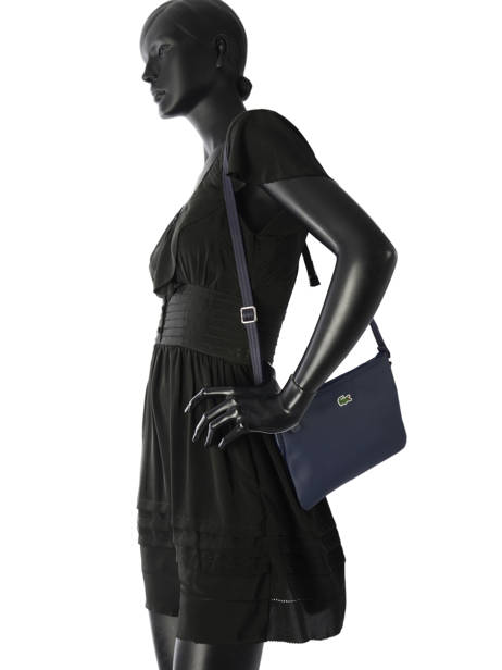 Sac BandouliÃ¨re L.12.12 Concept Lacoste Bleu l.12.12 concept 17WAYPEY vue secondaire 2