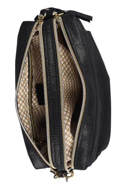 Sac Bandoulière Mama Cuir Mila louise Noir vintage 23673X vue secondaire 4