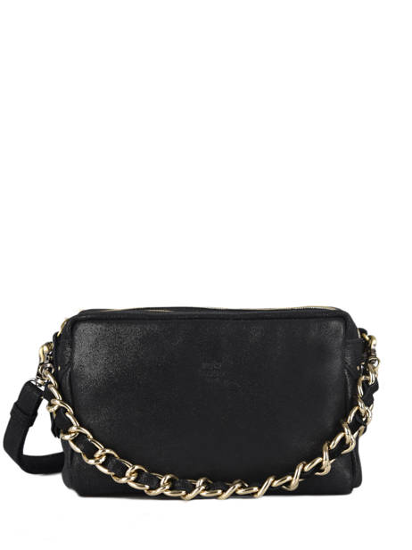 Sac Bandoulière Mama Cuir Mila louise Noir vintage 23673X