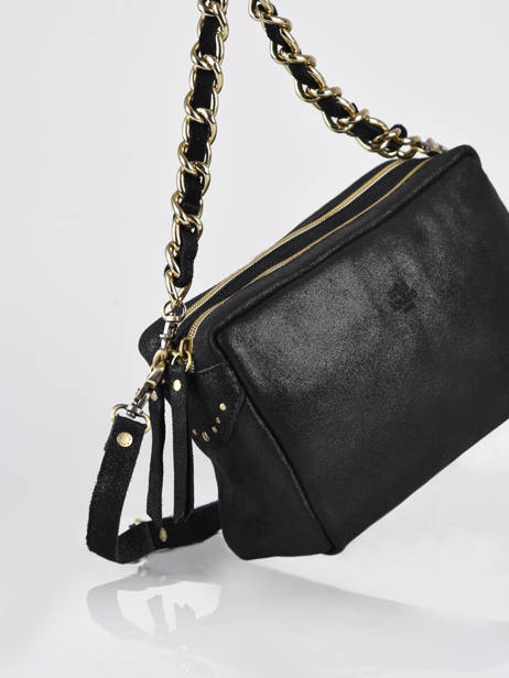 Sac Bandoulière Mama Cuir Mila louise Noir vintage 23673X vue secondaire 2