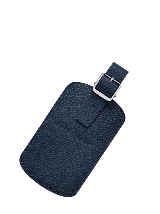 Longchamp Le foulonné Etui passeport Bleu