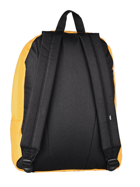 Sac Ã  Dos 1 Compartiment Vans Jaune backpack VN0A3UI6 vue secondaire 5