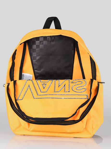 Sac Ã  Dos 1 Compartiment Vans Jaune backpack VN0A3UI6 vue secondaire 4