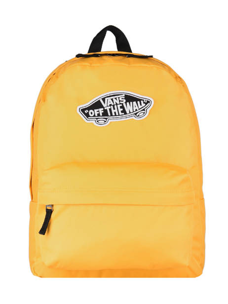 Sac Ã  Dos 1 Compartiment Vans Jaune backpack VN0A3UI6 vue secondaire 1