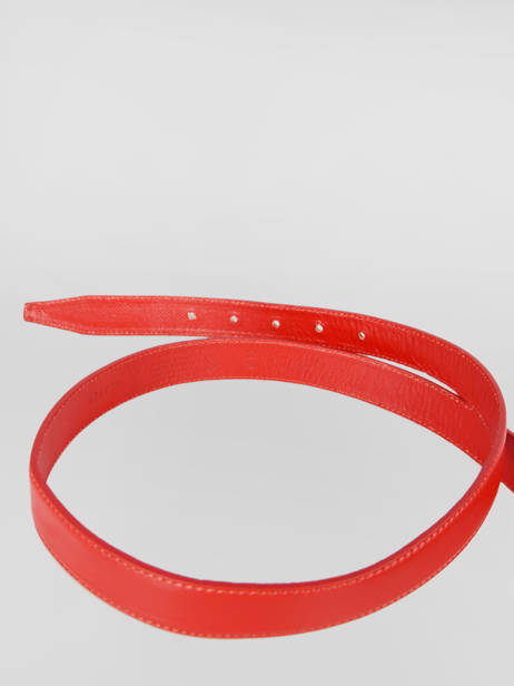Ceinture Petit prix cuir Rouge belt 25 vue secondaire 2