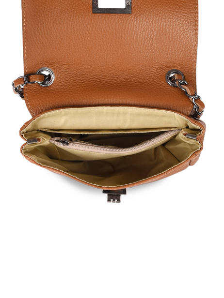 Sac Bandouliere Caviar Cuir Milano Orange caviar CA21122 vue secondaire 3