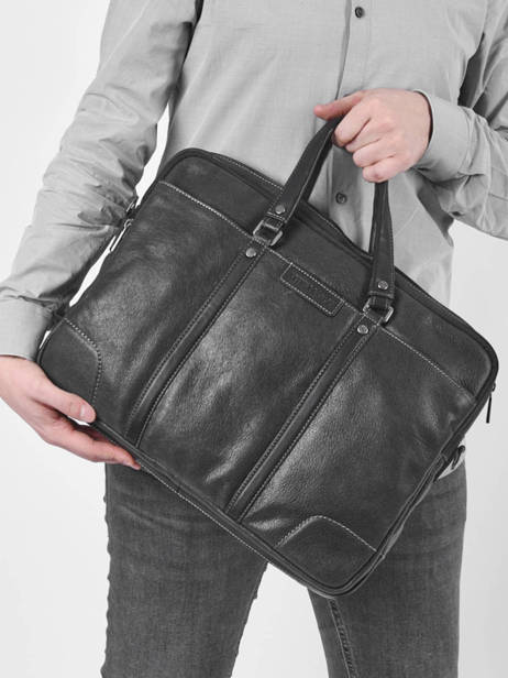 Porte Documents (main) Et Bandoulière Arthur & aston Noir marco 3 vue secondaire 1